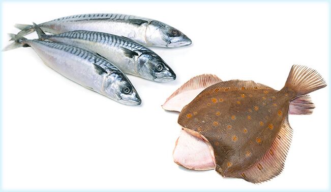 サバとヒラメ-男性の効力を高める魚